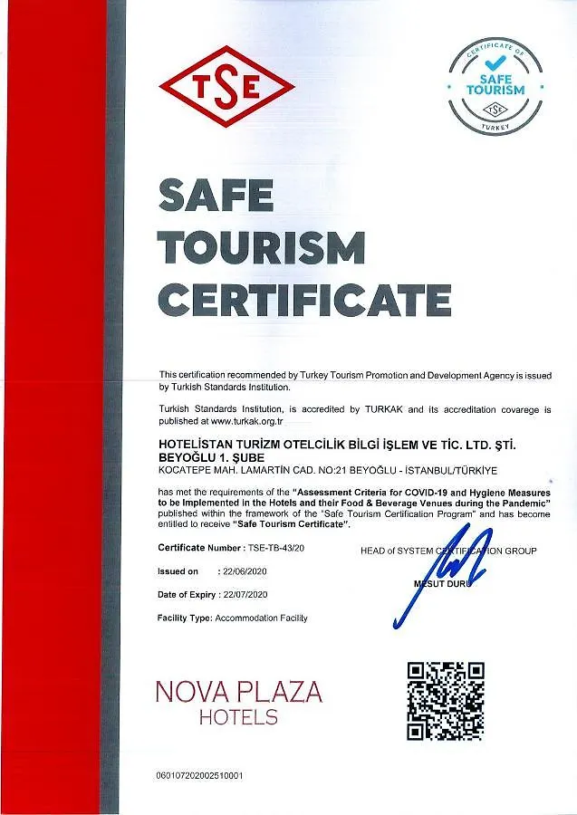 Nova Plaza Taksim Square Hotel Istanbul